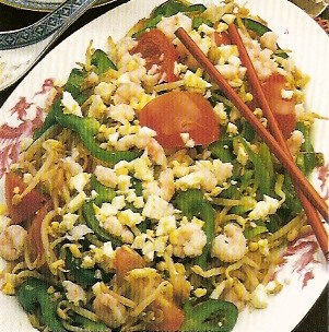 RECETTE 
Salade aux germes de soja