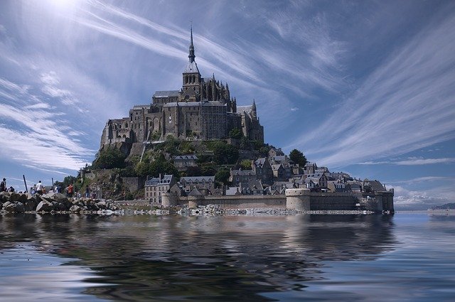 carte postale Mont Saint Michel 1